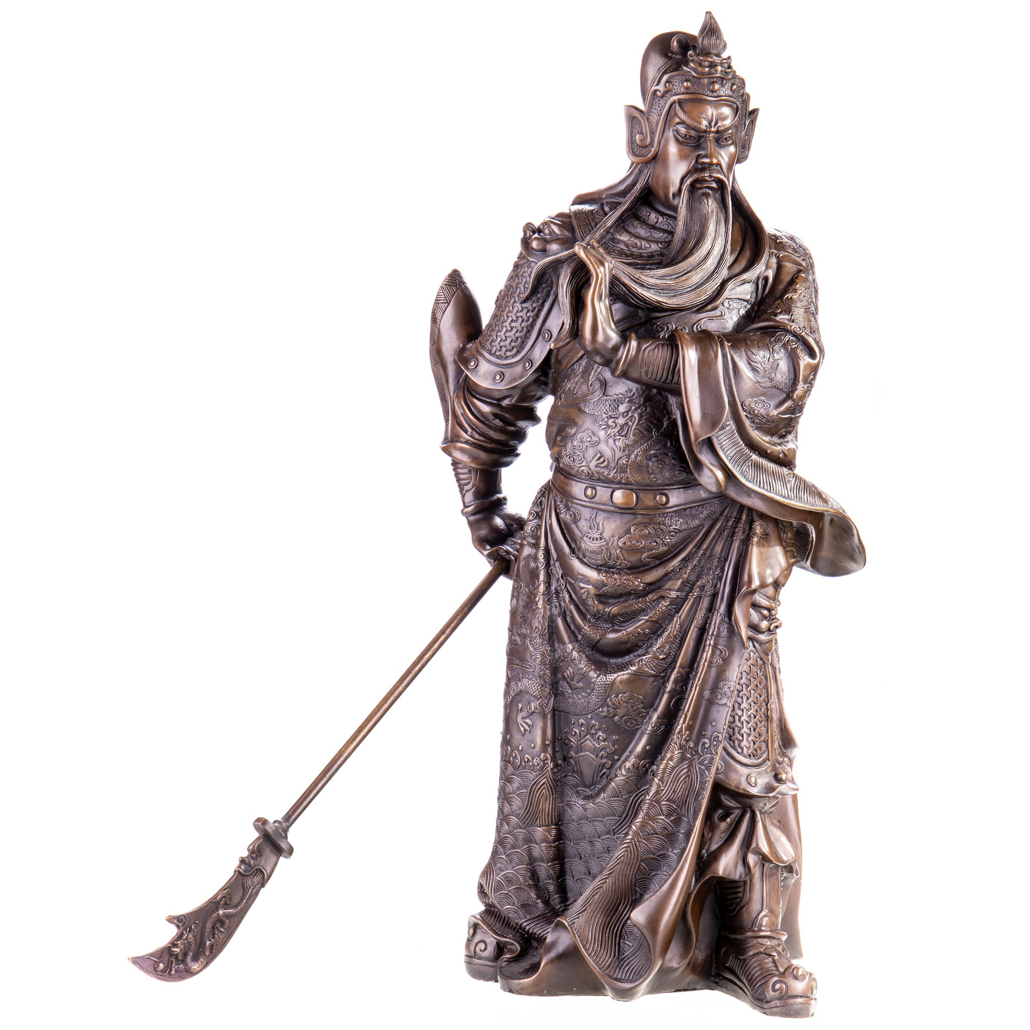 Guan Yu - bronz szobor képe